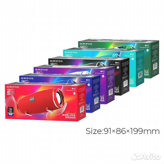 Портативная колонка BR3 Rich sound, Bluetooth