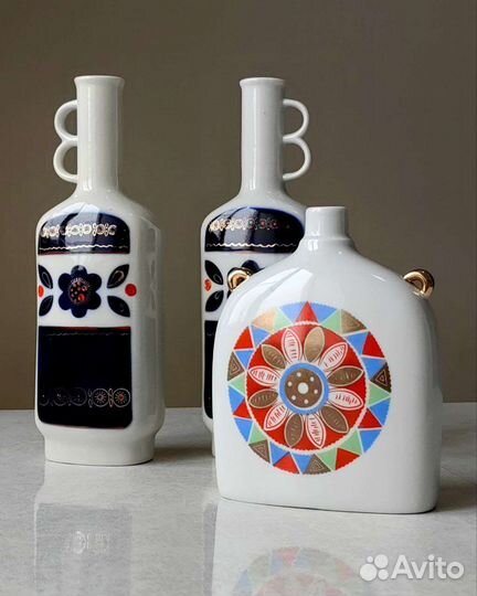 Штофы и графины СССР фарфор