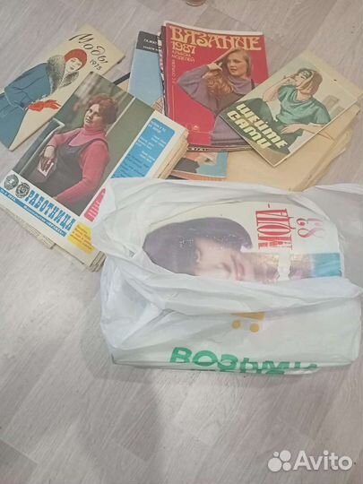 Журналы мода и вязание с выкройками