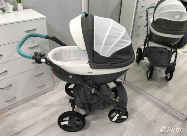 Adamex Monte Carbon 3 в 1, колеса гелевые