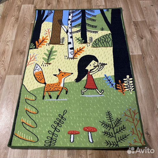 Ковер детский 1х1.5 разные дизайны на войлочной ос