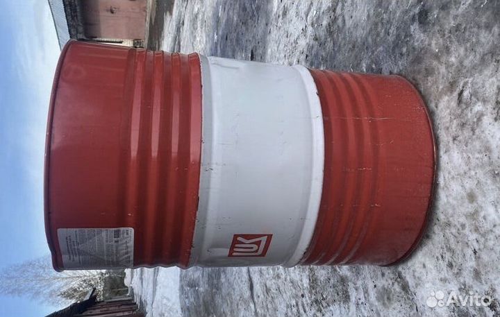 Бочка лукойловская 210 литров, металлическая б/у