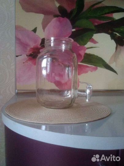 Банка с краном для чайного гриба