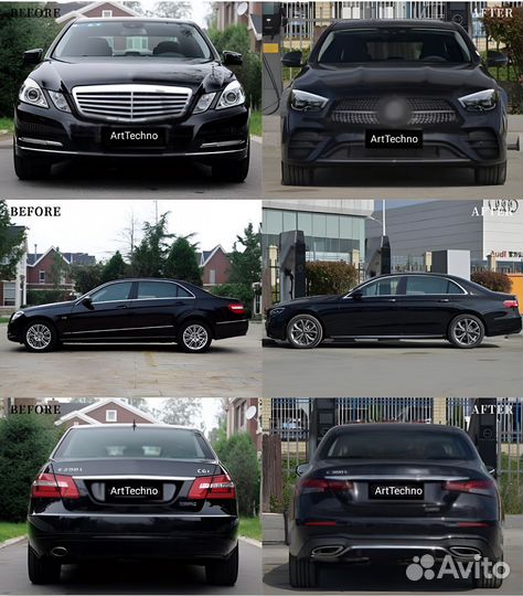 Обвес Mercedes w212 в w213 SportLine рестайлинг