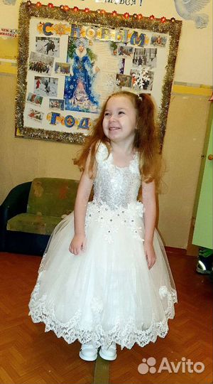 Пышное платье для девочки