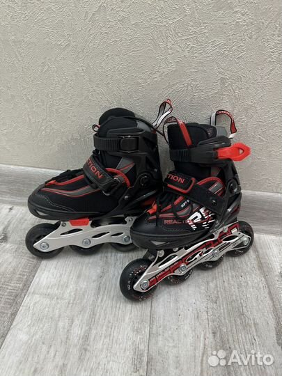 Роликовые коньки раздвижные 26-31 Reaction Rainbow