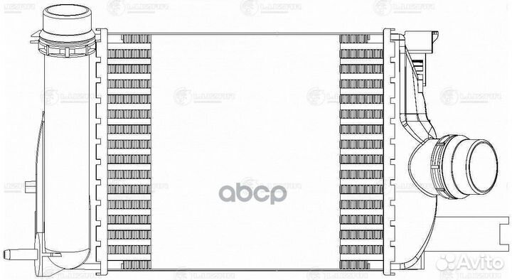 Онв (радиатор интеркулера) для ам Renault Arkan