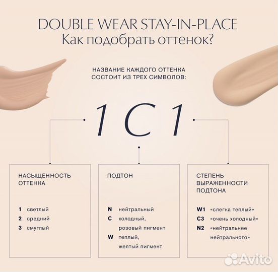 Крем тональный Estee lauder double wear