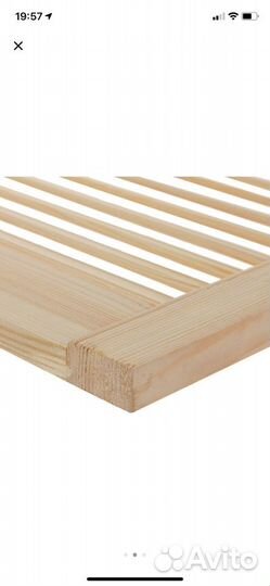 Жалюзные двери деревянная 141 на 60 новая