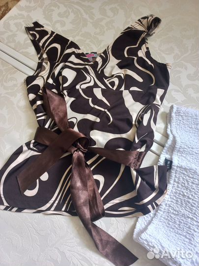 Юбка макси белая и блузка