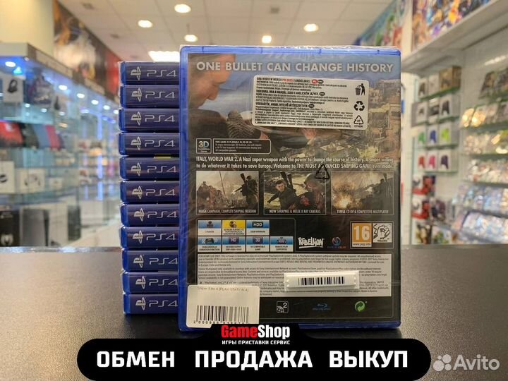 Sniper Elite 4 Italia PS4 Диск