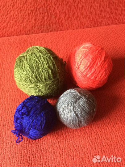 Пряжа тонкая шерстяная