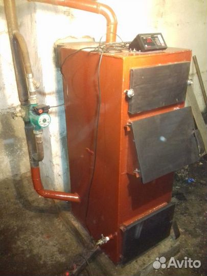 Твердотопливный котел длительного горения