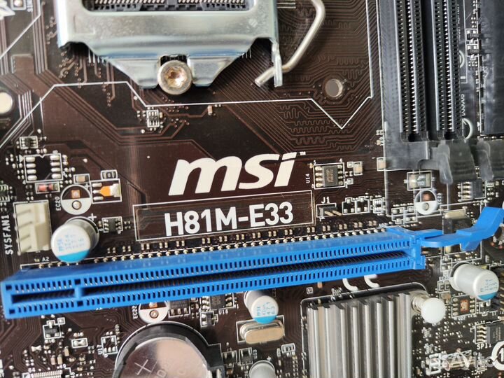 Материнская плата MSI H81M-E33 s.1150