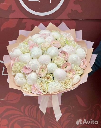 Пионы Букет пионов