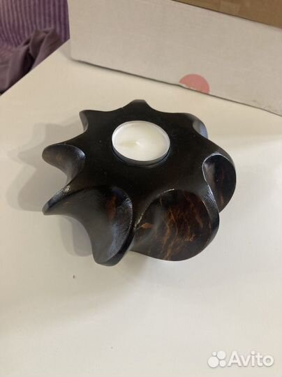 Подсвечник деревянный