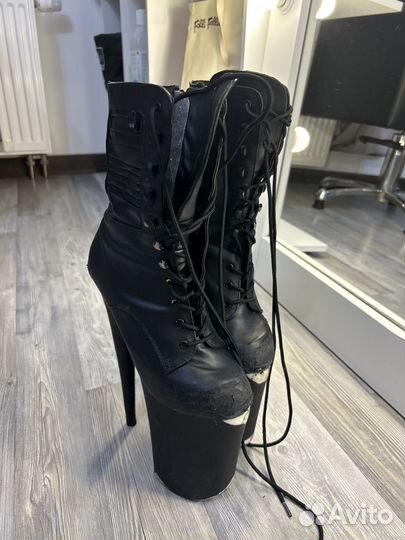 Стрипы ботильоны четверки pleaser