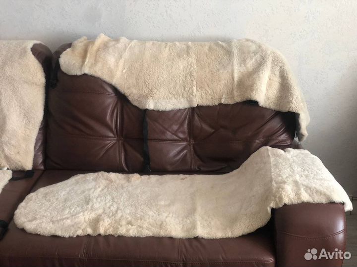 Накидки на сидения из овечьей шерсти