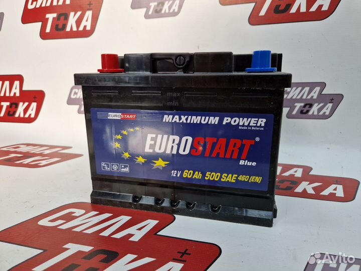 Аккумулятор Eurostart 60 прямой полярности
