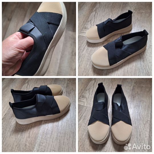 Слипоны женские 37 размер новые