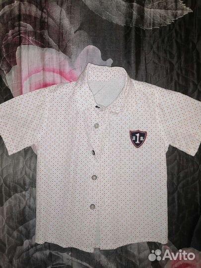 Белая рубашка, брюки на мальчика