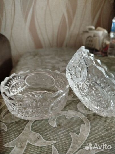 Вазочки для варения хрустальные СССР