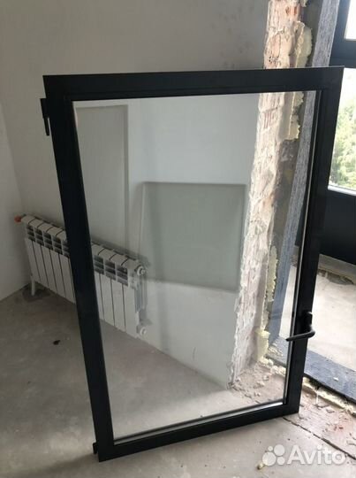 Створки алюминиевые, стеклопакеты