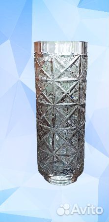Ваза Хрустальная СССР Винтаж 28 см