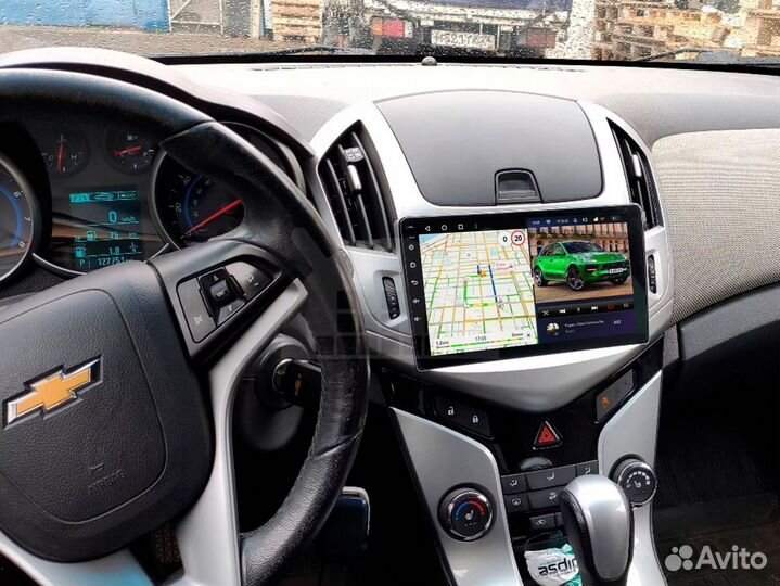 Магнитола android 4.32 Cruze 2012-15 Silver