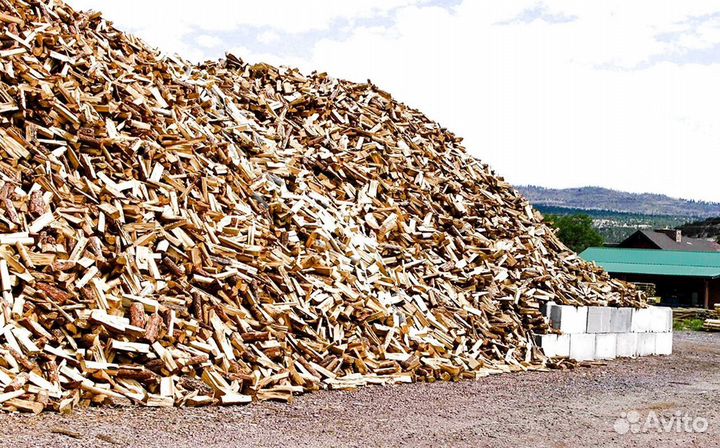 Дрова березовые наколотые