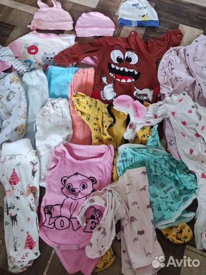 Вещи пакетом на девочку 56-62