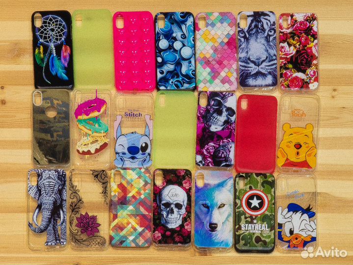 Чехлы накладные для iPhone X