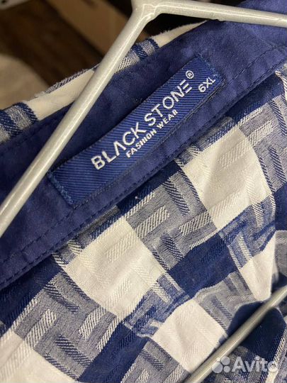 Рубашка Black Stone 6xl, мужская, клетчатая