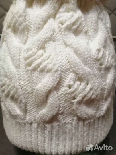 Шапка женская вязаная