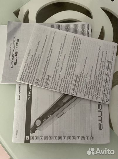Выпрямитель для волос rowenta sf7461