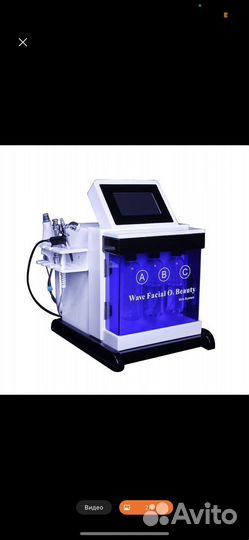 Аппарат 4 в 1 Гидропилинг, микротоки, Мезотерапия