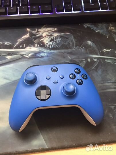 Xbox Shock Blue геймпад/джойстик для пк