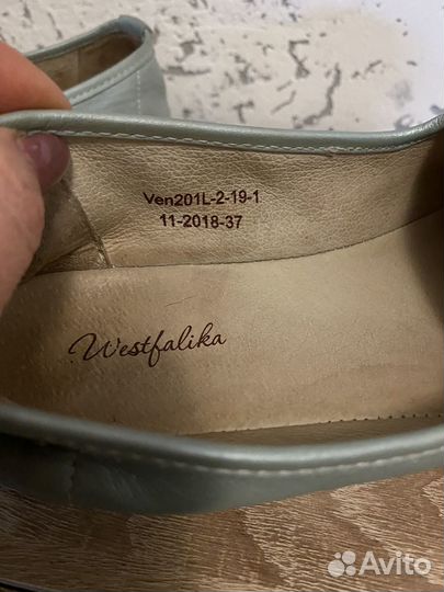 Обувь женская кожаная 37