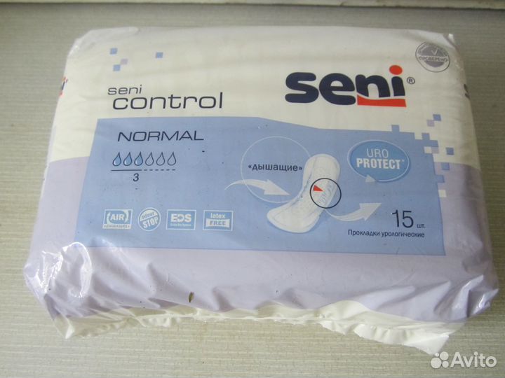 Прокладки для женщин Seni control 3 капли 5 штук