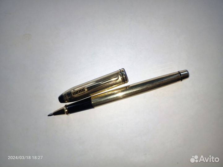 Ручка cross v20 10 kt gold filled rolled gold cap