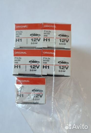 Лампа автомобильная галогенная osram H1 12V 55W