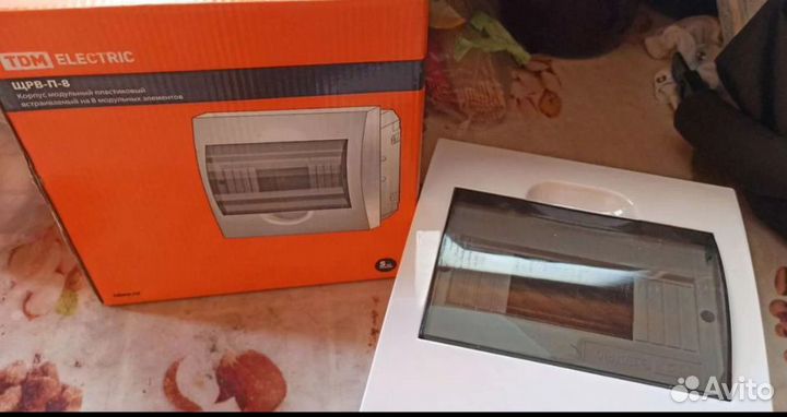 Бокс щрв-П-8 модулей встраиваемый пластик IP41 TDM