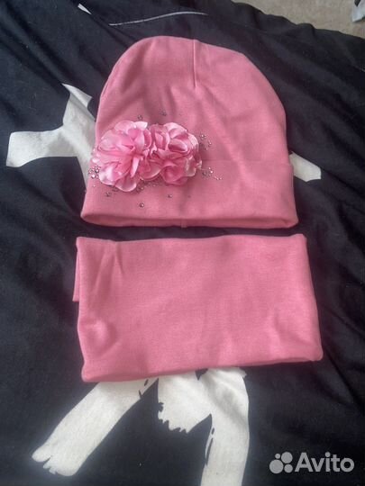 Комплект шапка, снуд