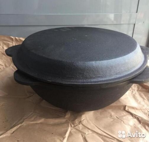 Крышка сковорода на казан 12л