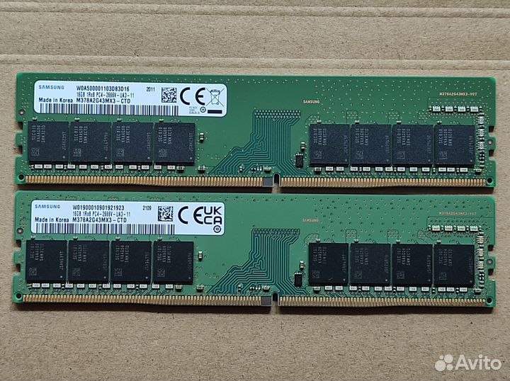 Samsung DDR4 32GB (2x16)