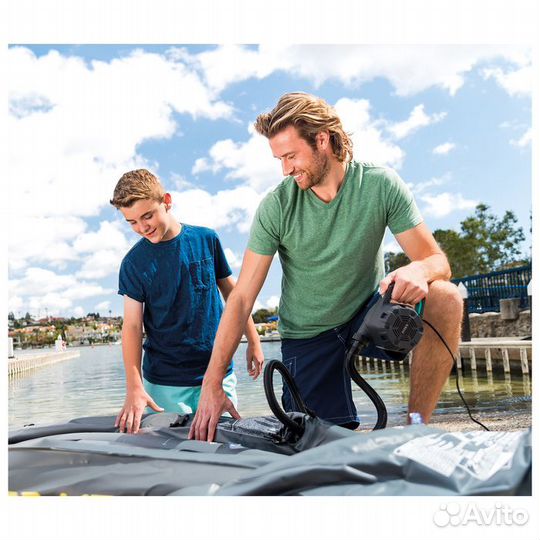 Насос электрический, 3 насадки, 220-240V, 66644