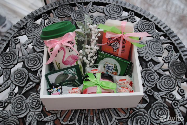 Деревянный декоративный ящик бокс