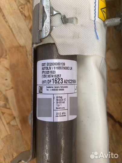 Подушка безопасности головы левая opel zafira c