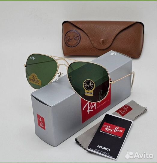 Классические мужские очки Ray Ban aviator