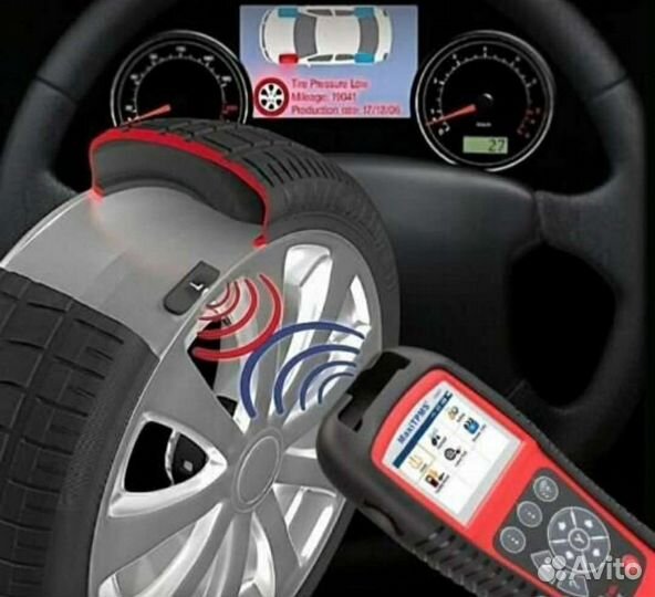Программирование датчиков давления шин tpms